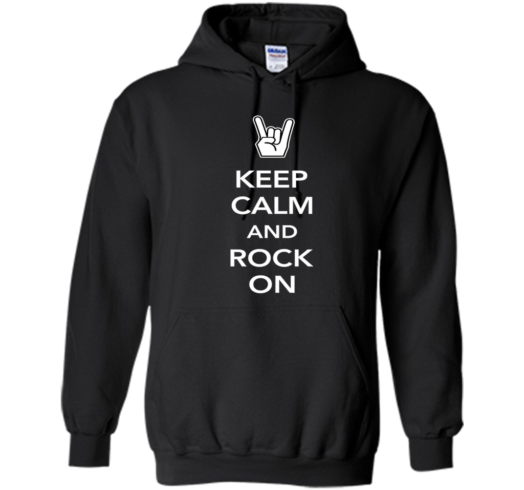Keep Calm And Rock ON Metal T-Shirt
