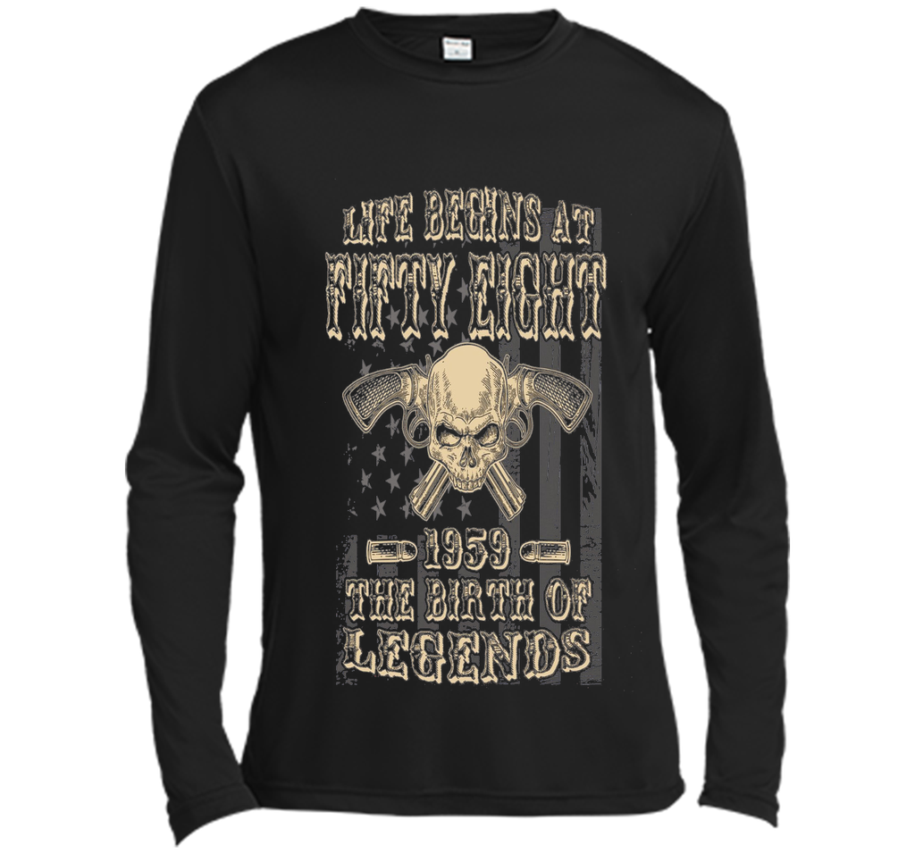 Life Begins At Fifty Eight 1959 The Birth Of Legends t-shirt