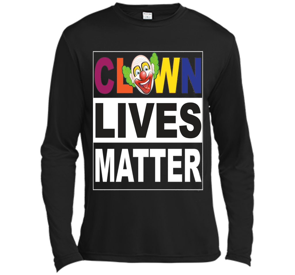 Clown Lives Matter T Shirt Happy Red Nose Clown Parody