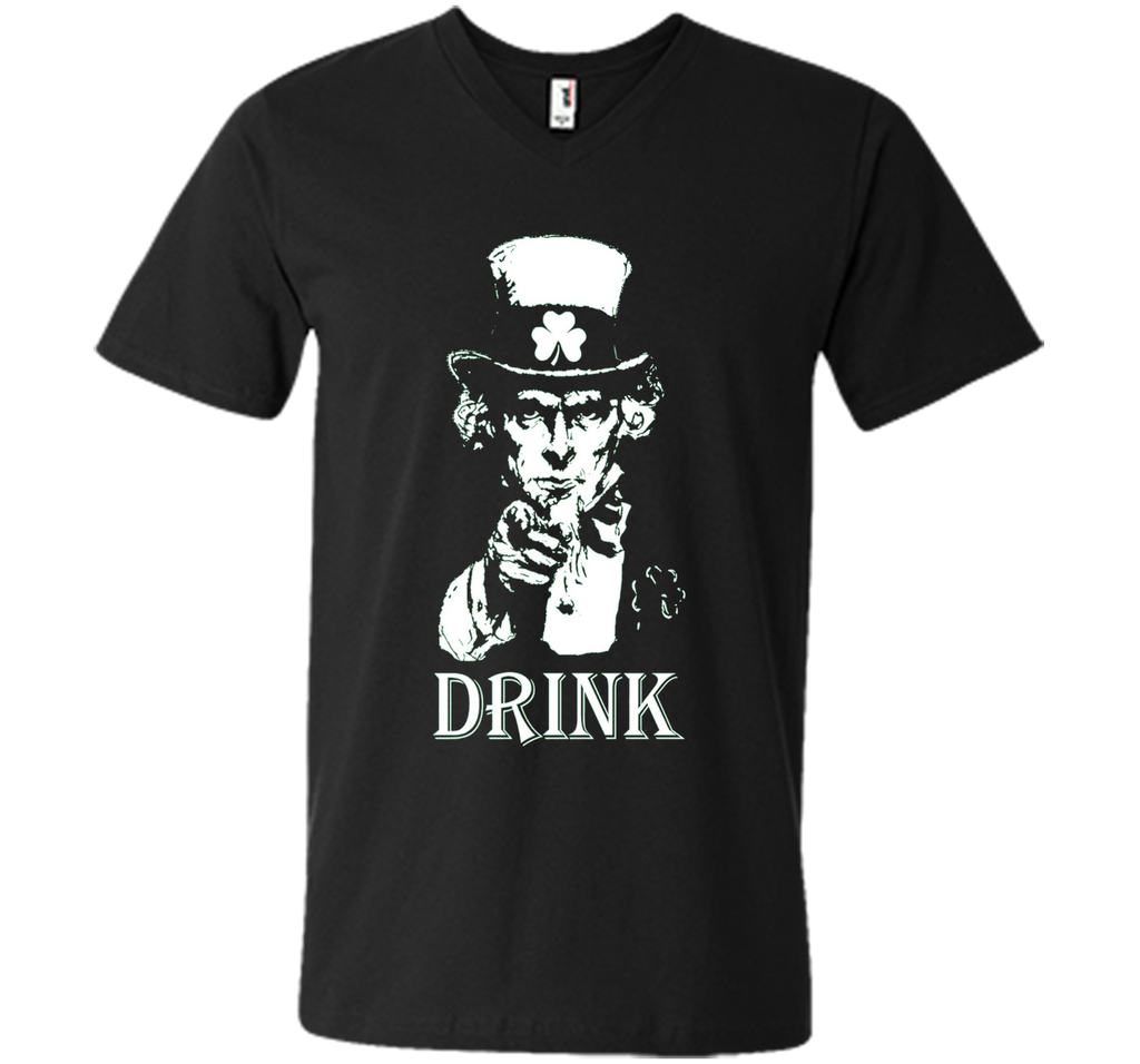Irish Leprechaun Uncle Sam St Patricks Day Funny T-Shirt