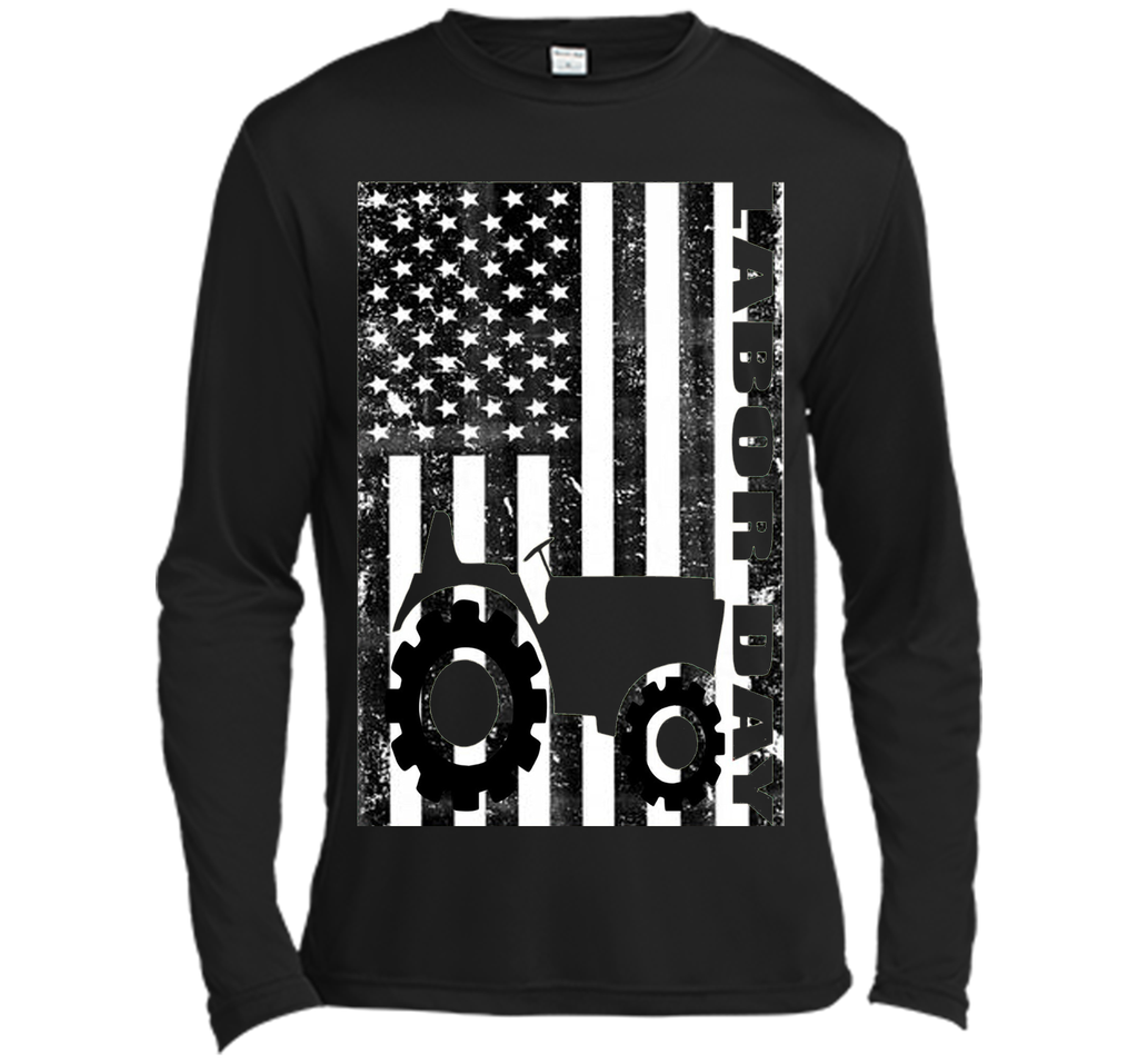 labor day T-shirt, labor day flag american black tshir