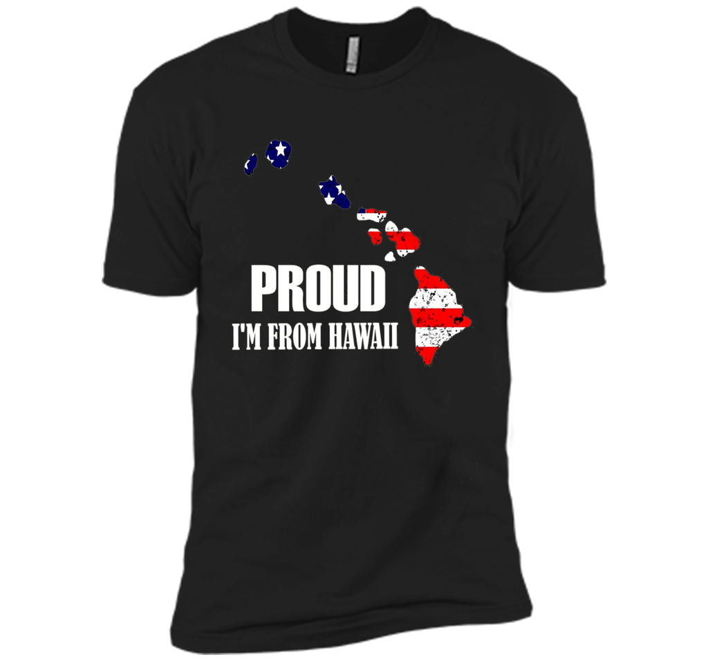 Proud of Hawaii-US flag Independence day Tshirt
