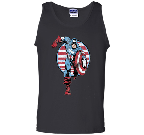 Captain America Charge Graphic T-Shirt