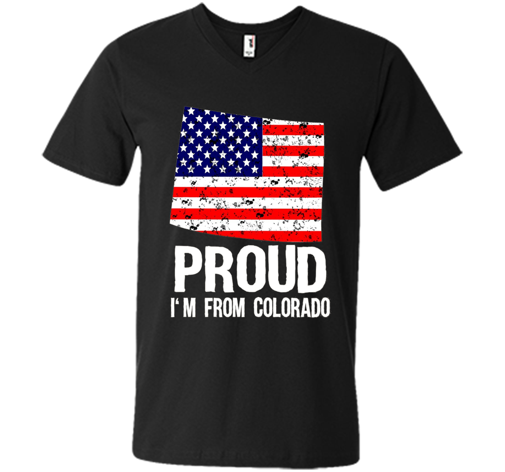 Proud of Colorado  -US flag Independence day Tshirt