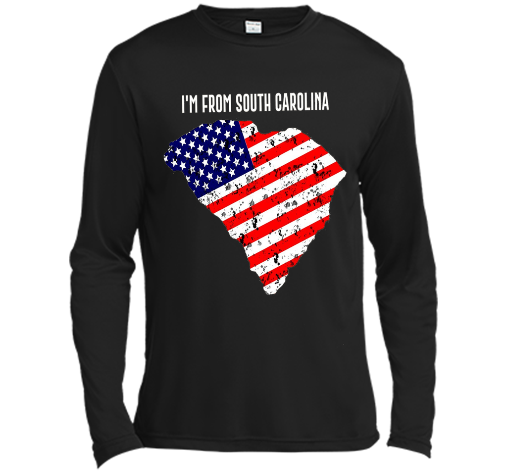 Proud of South Carolina USA flag Independence day Tshirt