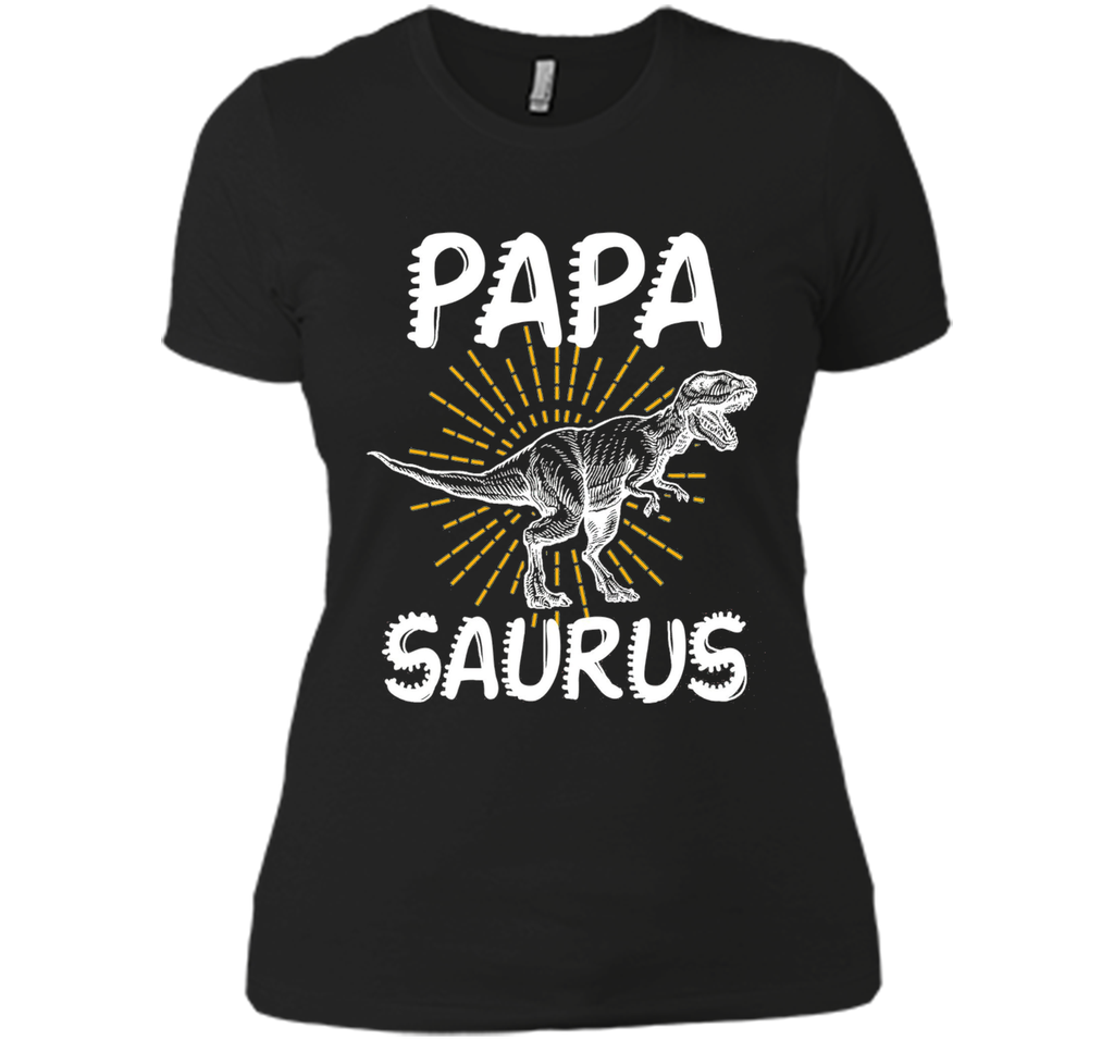 Dinosaur Papa  Proud Papa T- Shirt  Fathers Day Gift