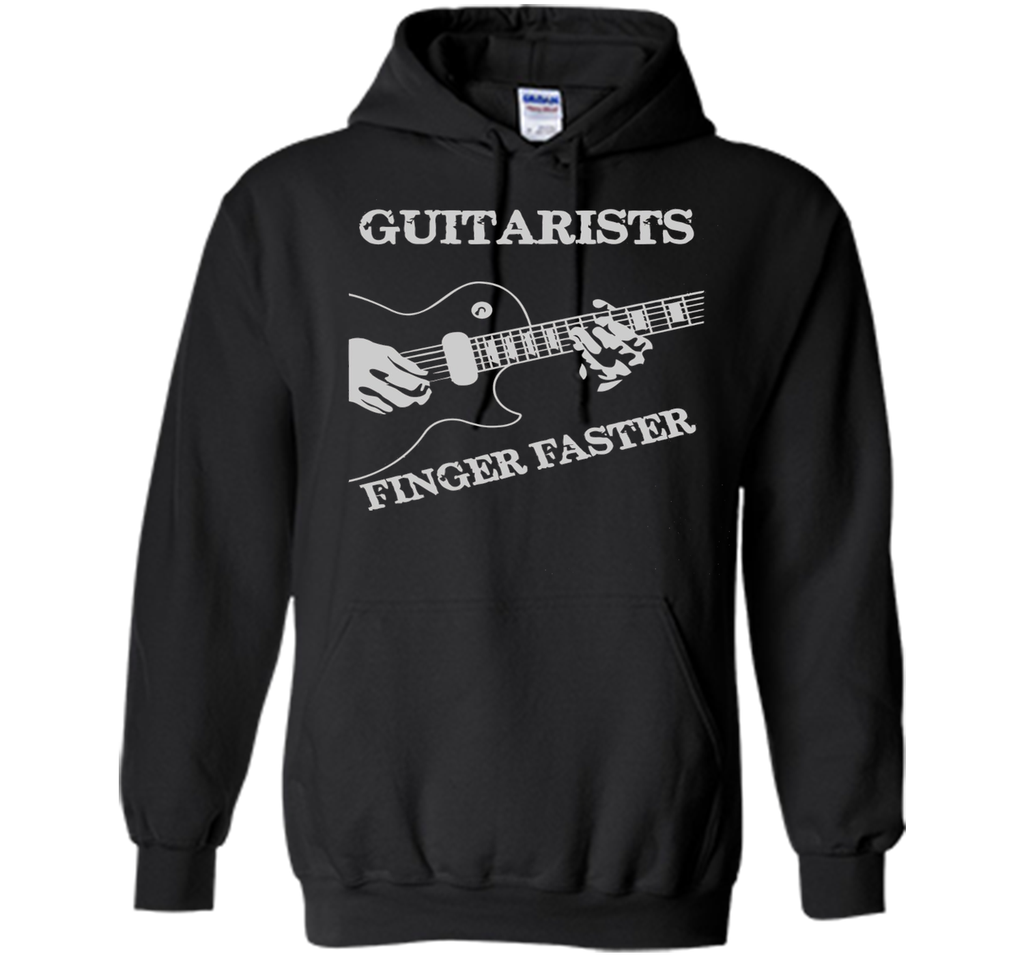Guitar T-shirt : Guitarists Finger Faster!