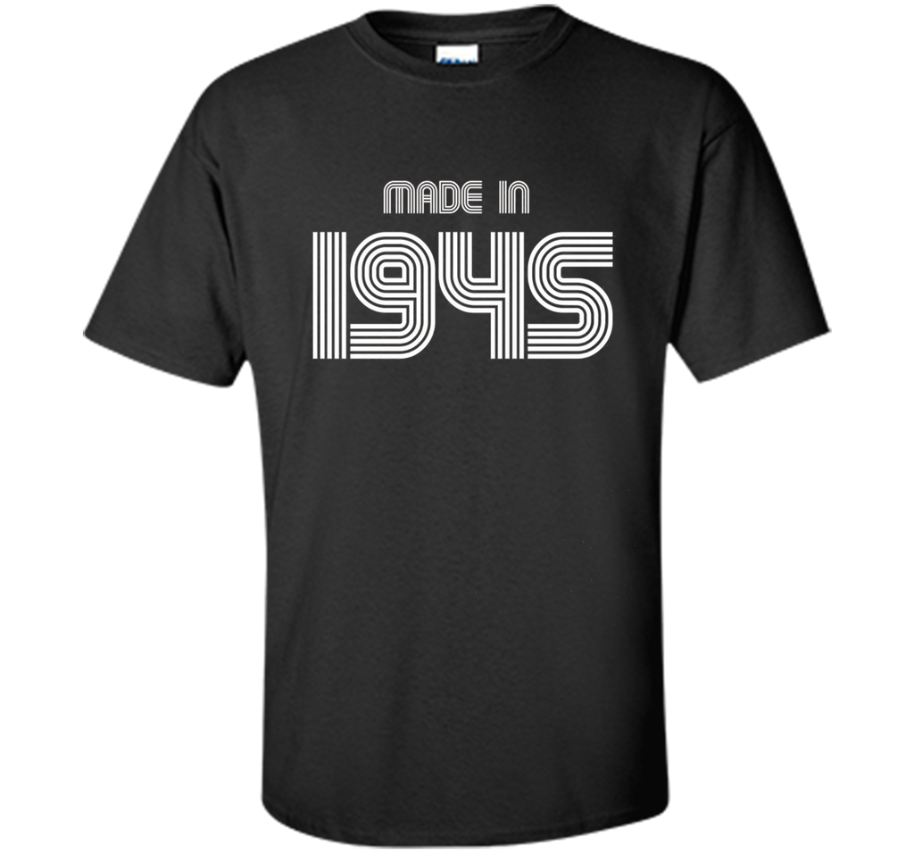 Stripe Made Born 1945 71st Birthday 71 Years Old T-Shirt