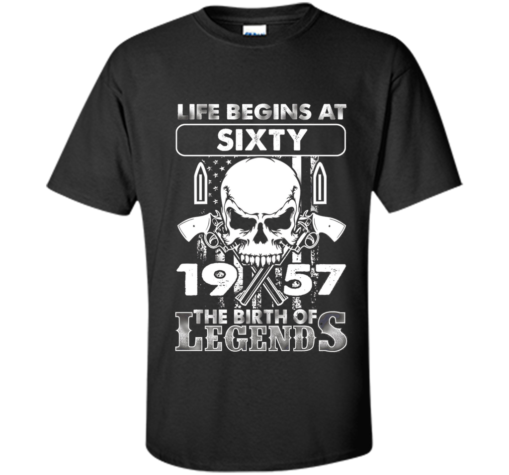 60th Birthday Gifts 1957 The Birth Of Legends T-Shirt cool shirt