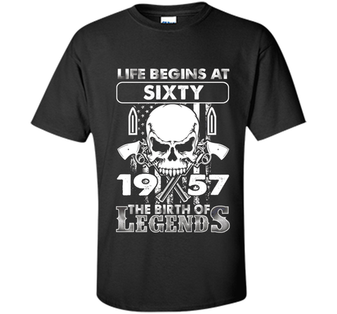 60th Birthday Gifts 1957 The Birth Of Legends T-Shirt cool shirt