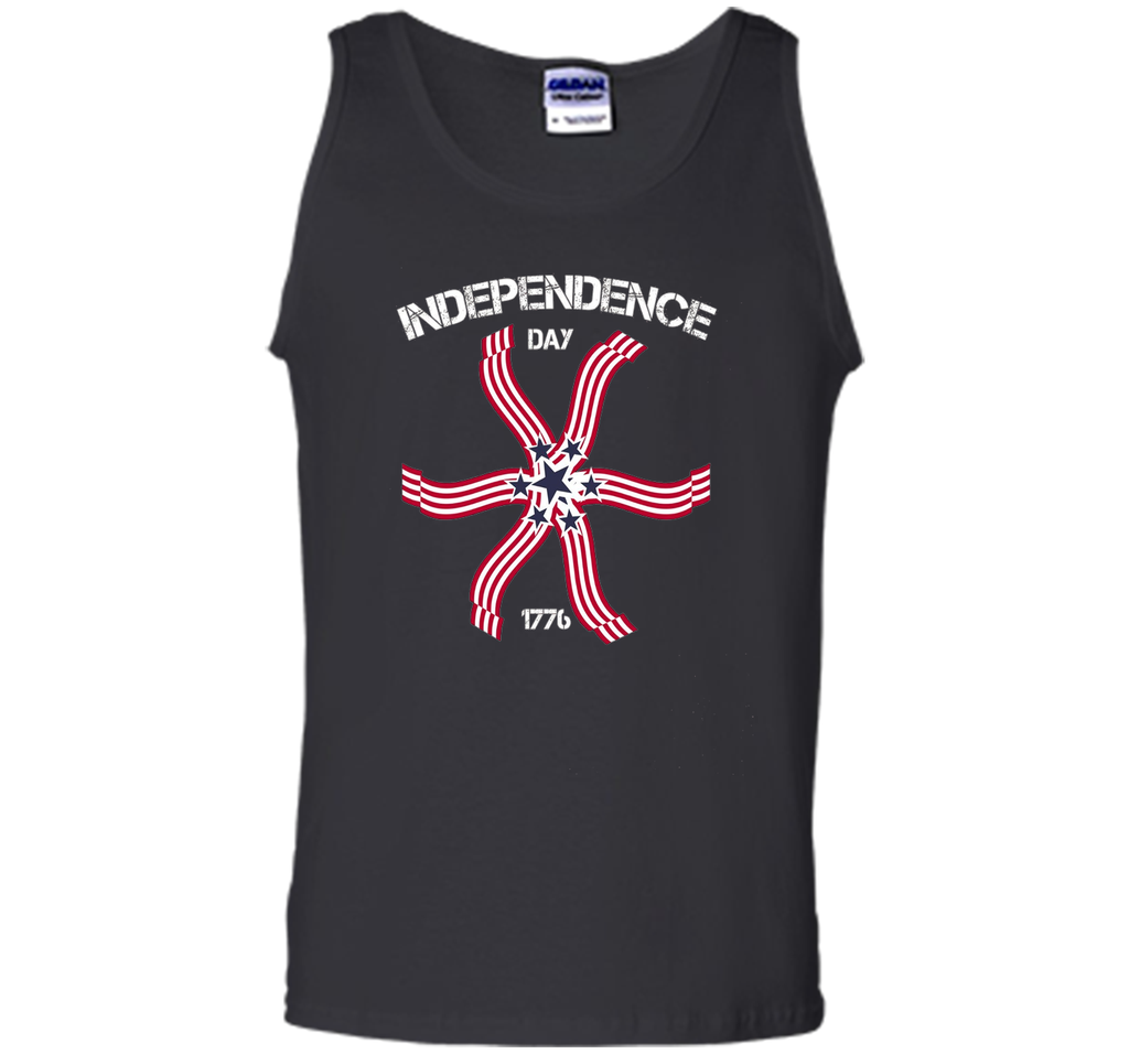 Independence Day American Flag Pinwheel T shirt
