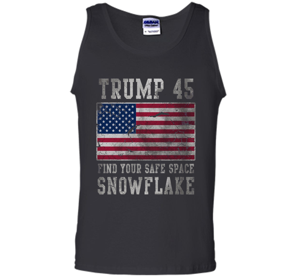 Trump 45 Find Your Safe Space Snowflake Shirt