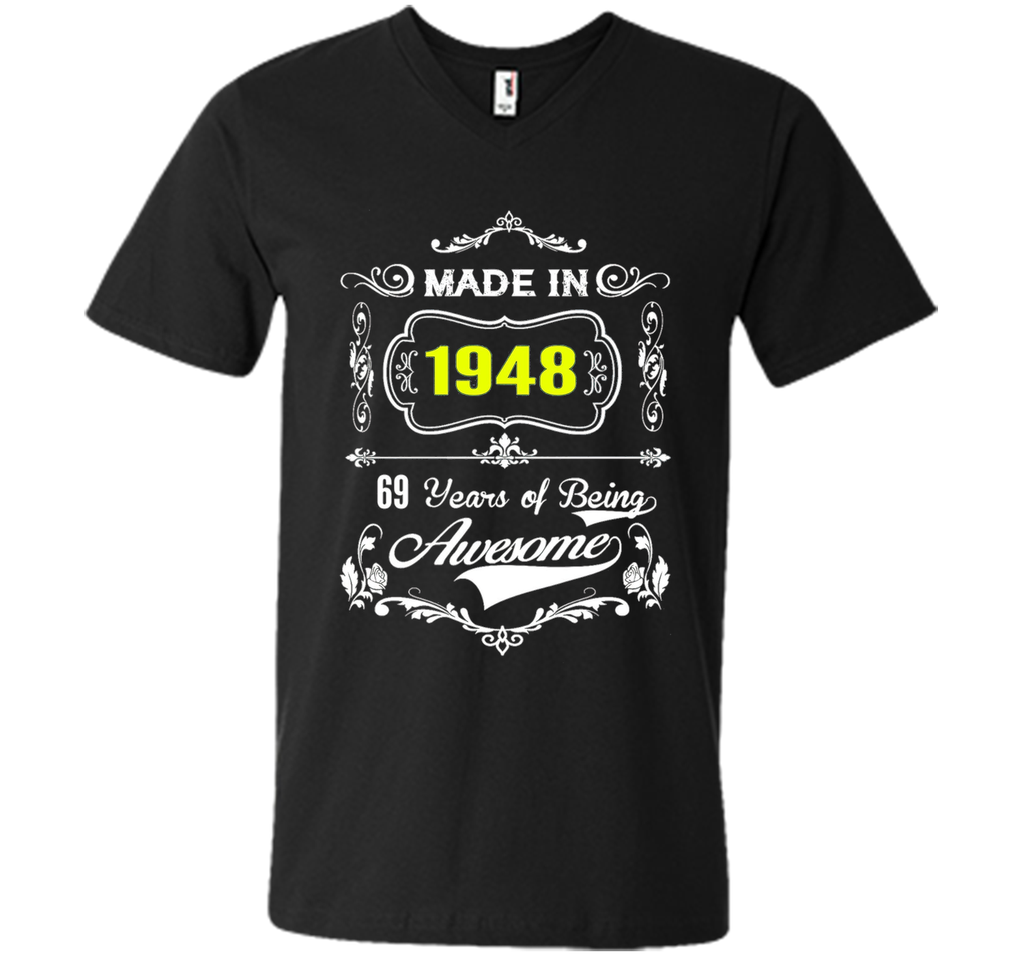 Made in 1948 Tshirt 69th Birthday 69 Years Gift