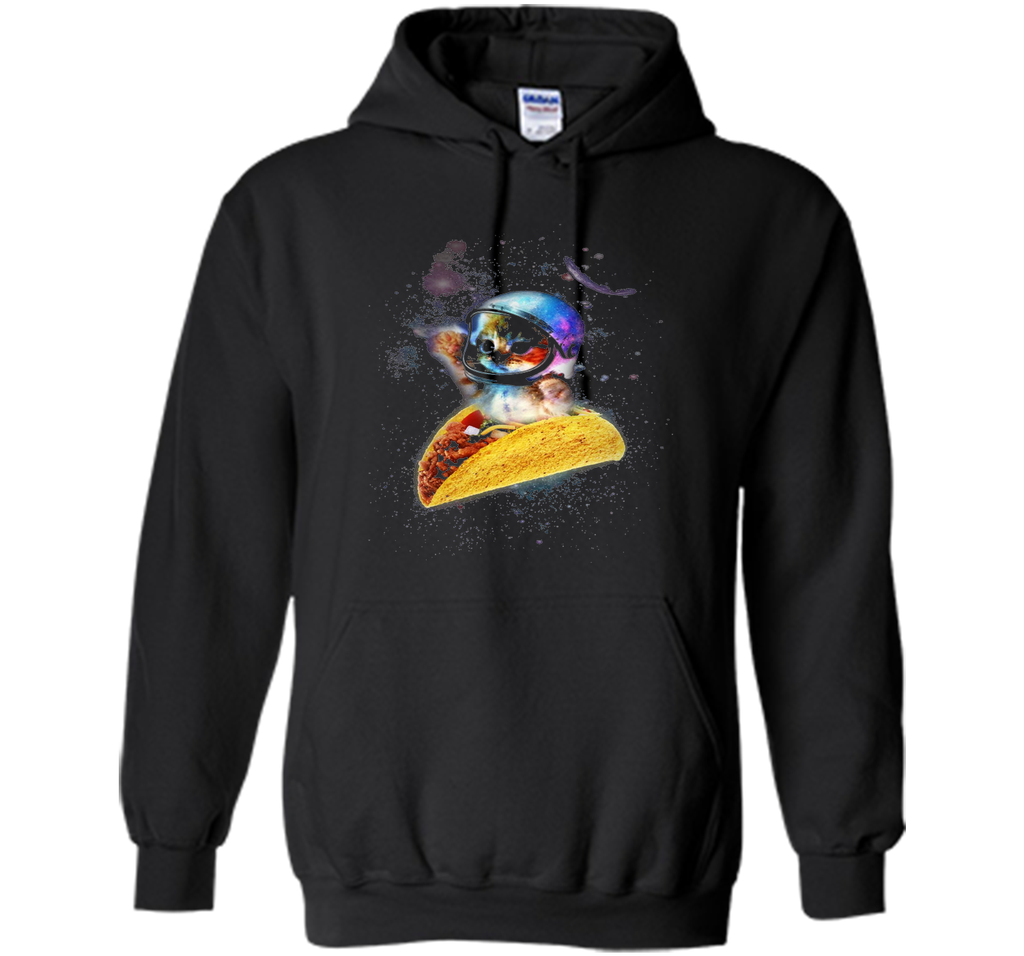 Official Crazy Space Taco Cat Funny T-Shirt