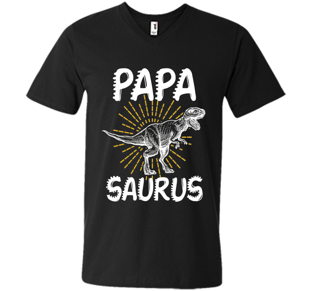 Dinosaur Papa  Proud Papa T- Shirt  Fathers Day Gift