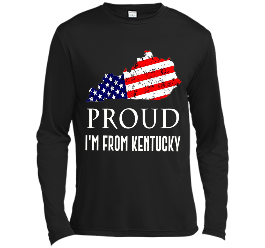 Proud of Kentucky-US flag Independence day Tshirt