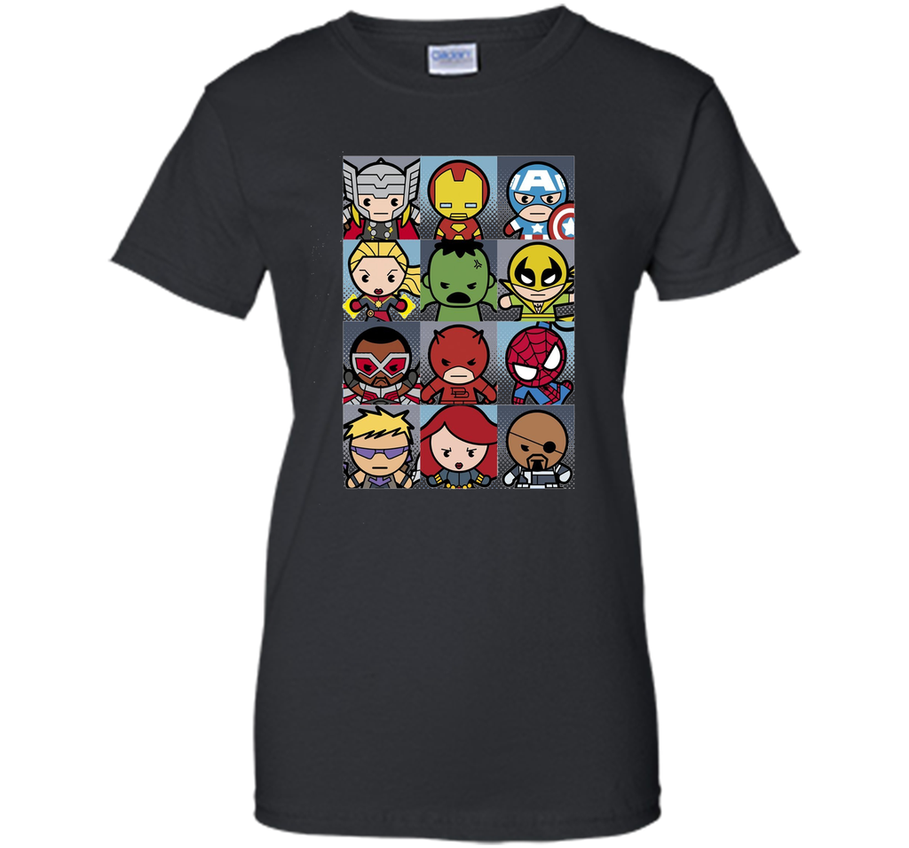 Kawaii Heroes Graphic T-Shirt