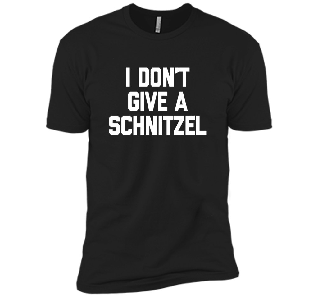 I Don't Give A Schnitzel T-Shirt funny saying german novelty