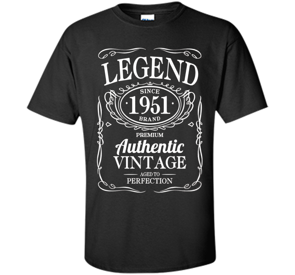 65th Birthday Gift T-Shirt Legend Since 1951 Premium Vintage