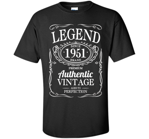 65th Birthday Gift T-Shirt Legend Since 1951 Premium Vintage