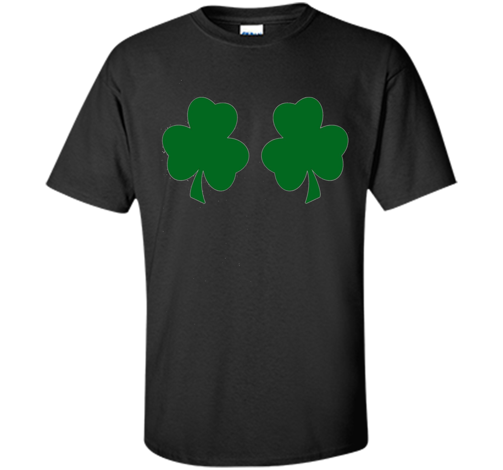 Irish Shamrock Boobs Funny St. Paddy's Day T-shirt
