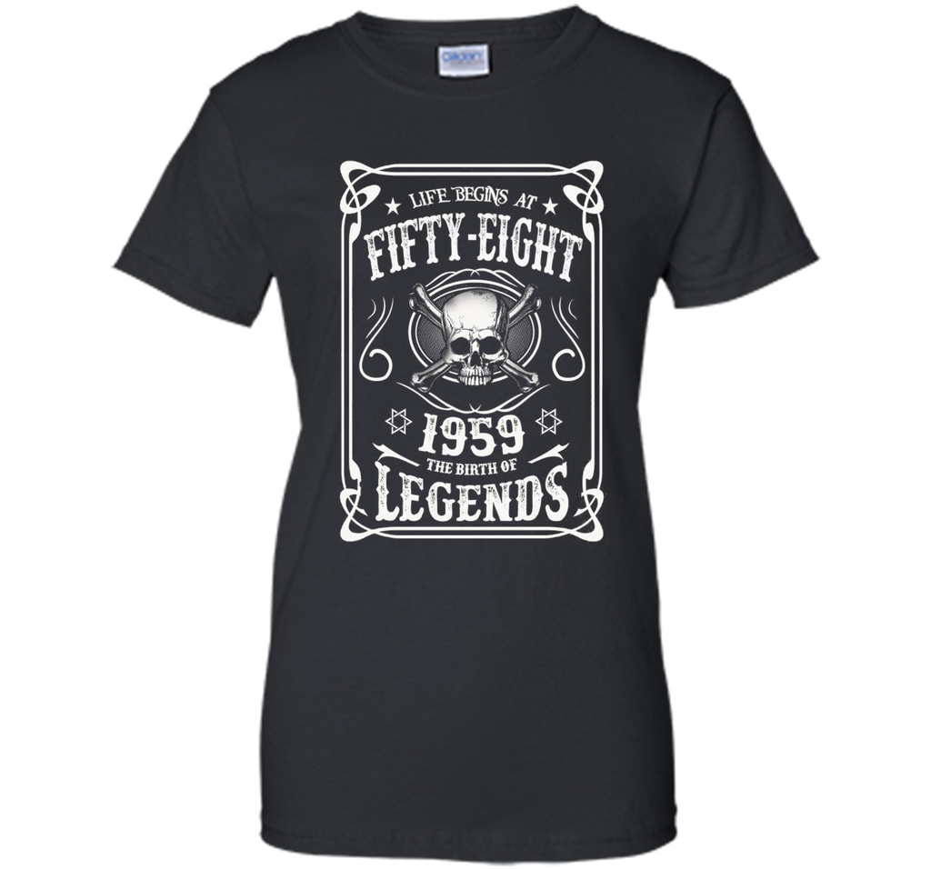 Life begins at 58 - 1959 - the birth of legends (v.2017) cool shirt