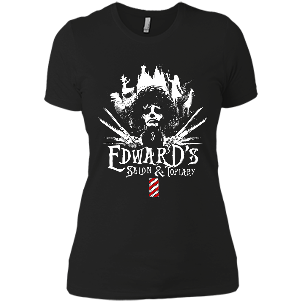 Edward Scissorhand's Salon-Cartoon graphic T-Shirt