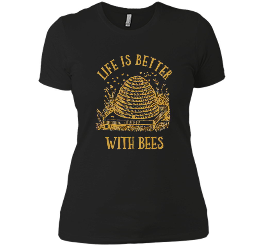 Vintage Beehive Life Is Better With Bees T-Shirt