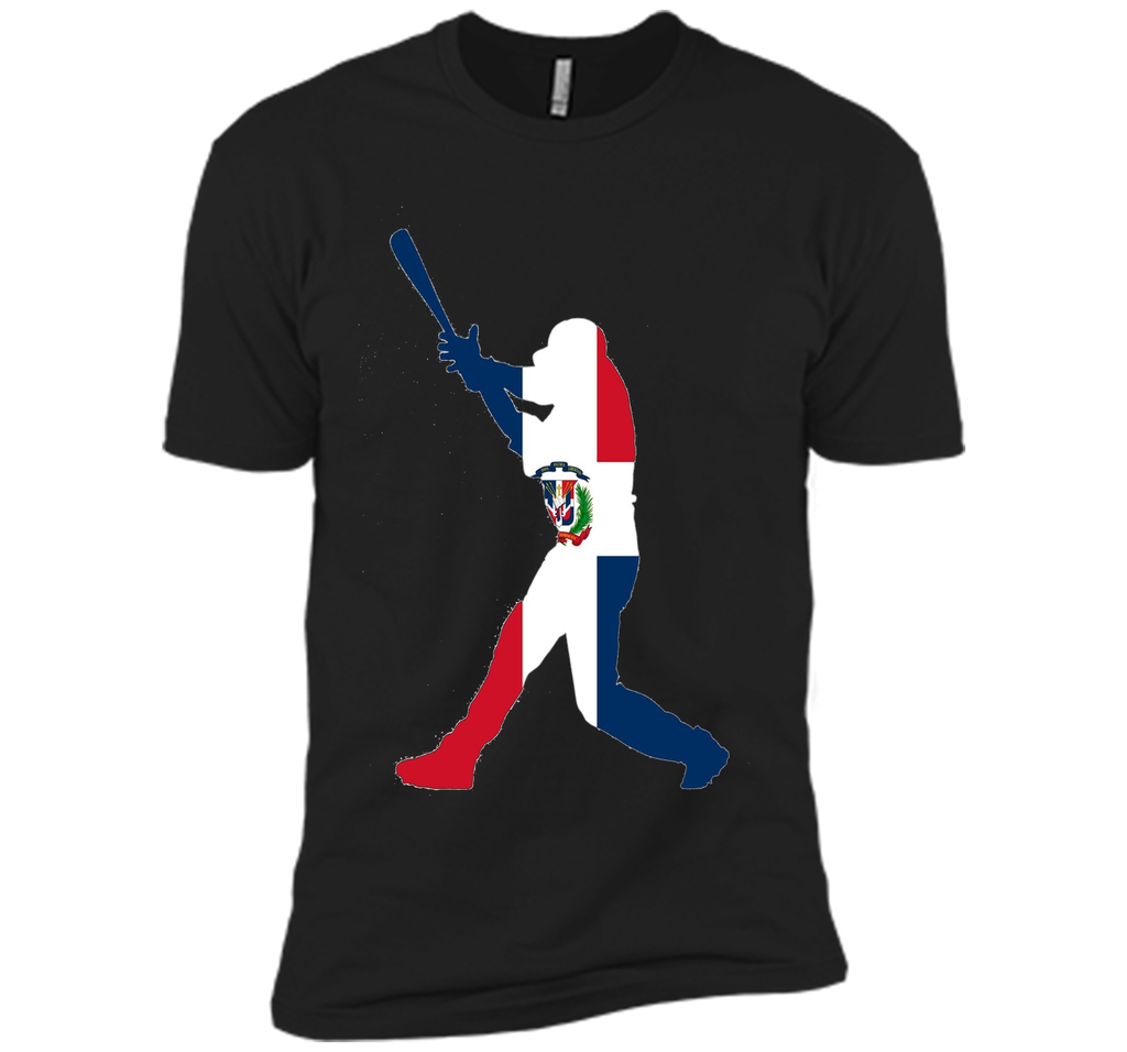 Dominican Republic Baseball Flag Shirt