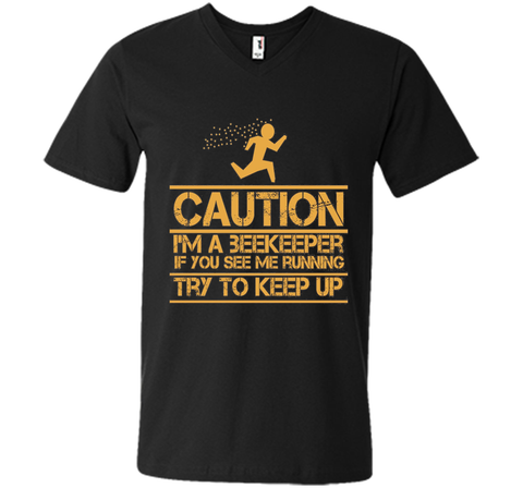Cool Design: Caution Beekeeper Funny T-shirt