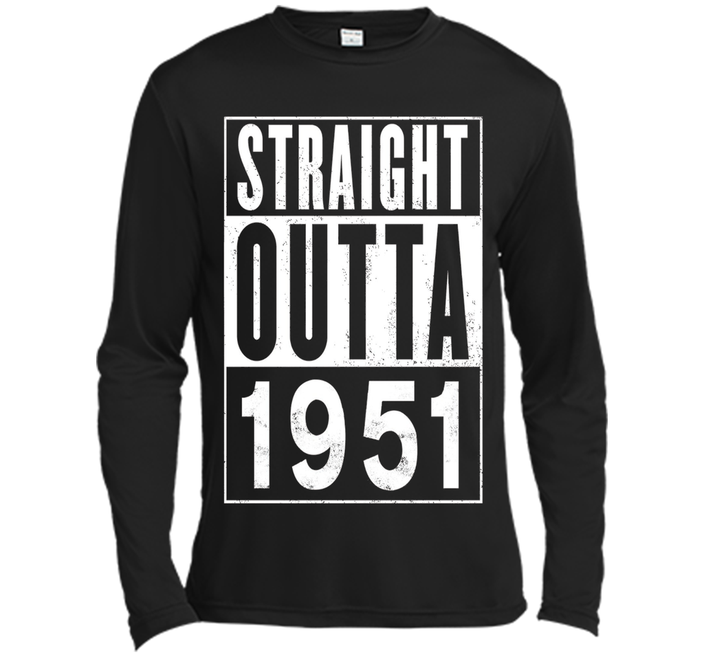 Straight Outta 1951 Year 66th Birthday Year Funny T-Shirt