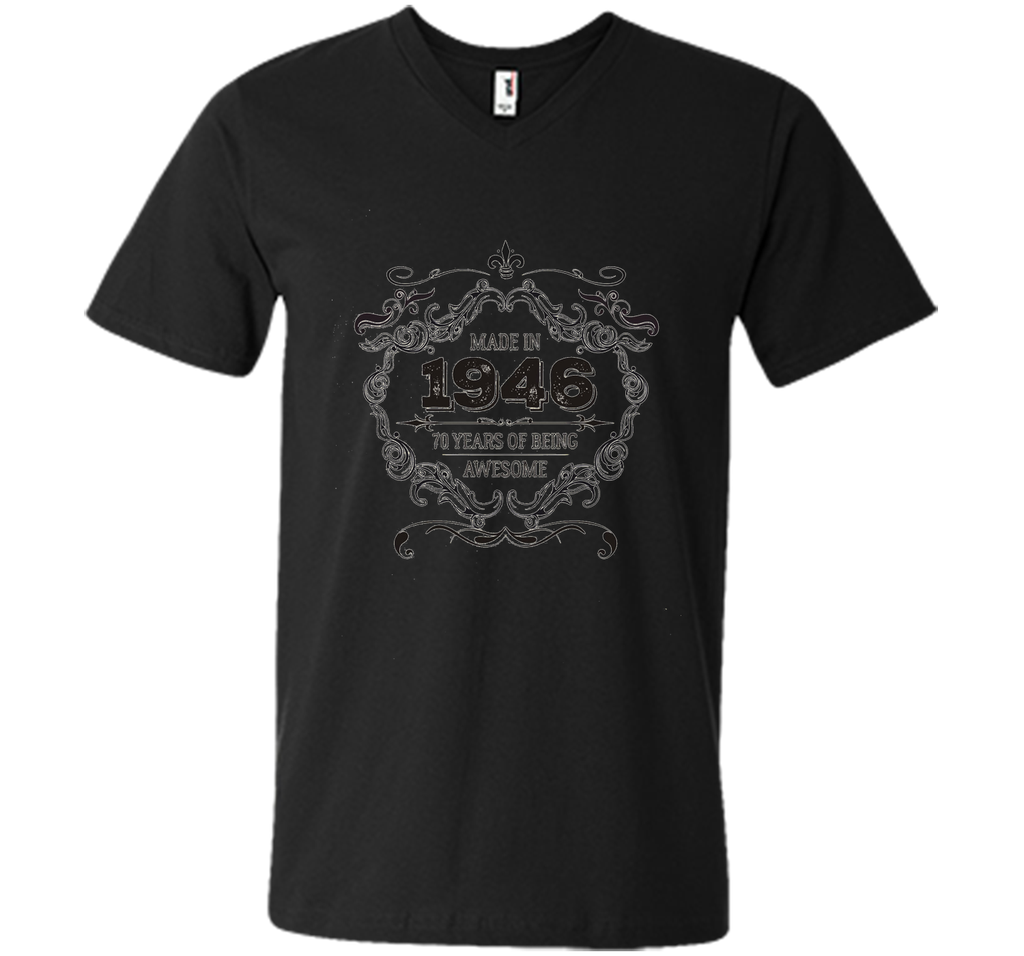 70th Birthday 70 Years of Being Awesome Made in 1946 T Shirt