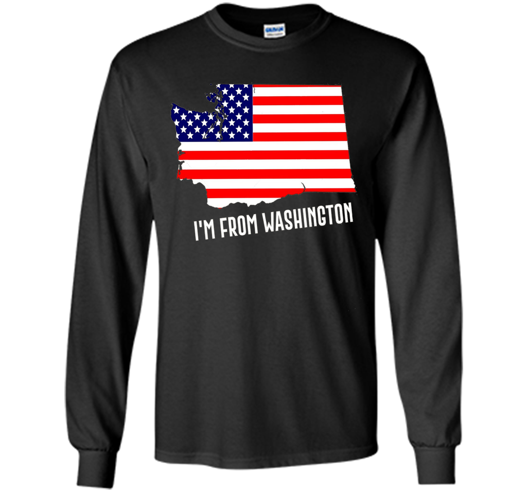 Proud of Washiongton  -US flag Independence day