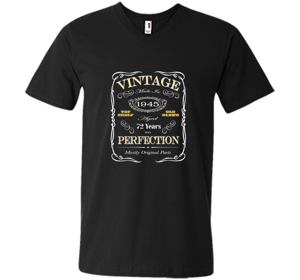 72nd Birthday Gift T-Shirt - Born In 1945 Vintage Style