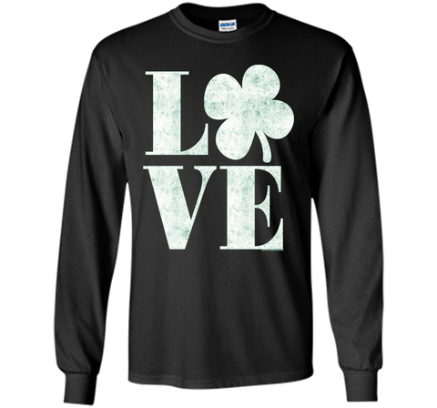 Cute Vintage Love Shamrock St. Patrick's Day Shirt