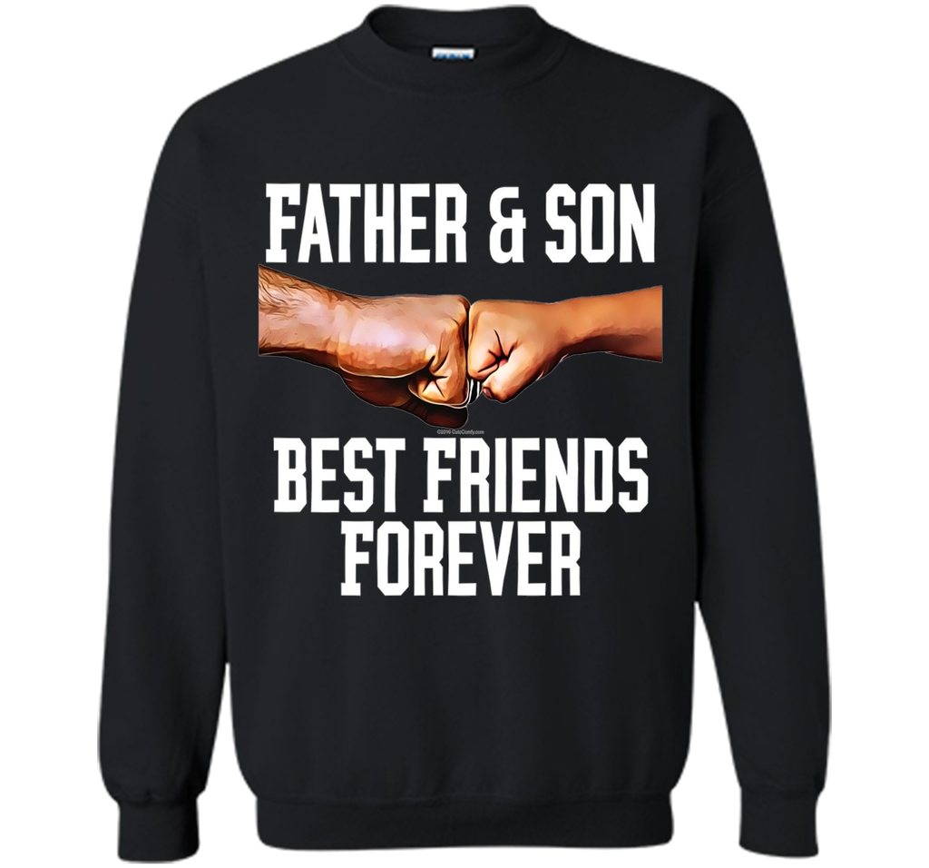 Father and Son Fist Bump Best Friends Father's Day T-Shirt