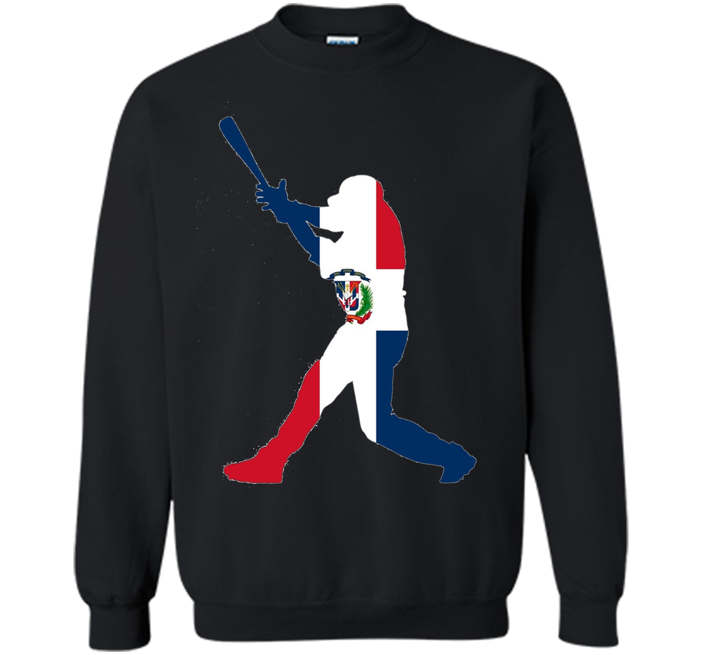 Dominican Republic Baseball Flag Shirt