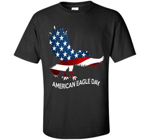 American Eagle Day Flag T Shirt, Gift For Amwrican Eagle Day