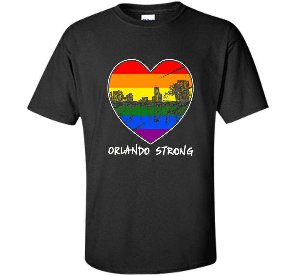 Orlando Strong Florida Skyline Gay Pride LGBT T Shirt