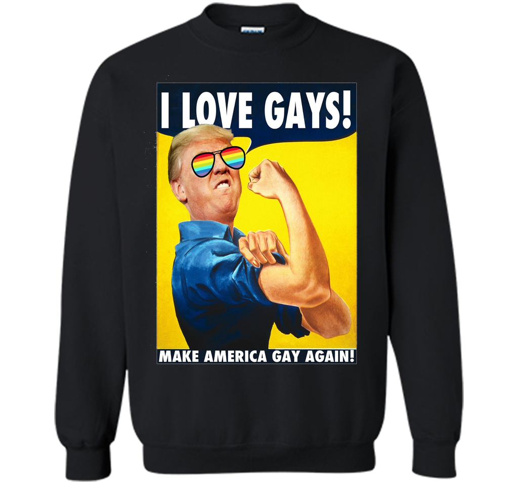 Make America Gay Again Rosie the Riveter Gay Pride Shirt