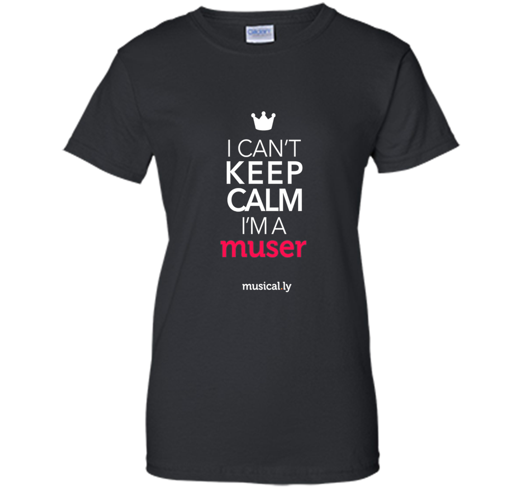 musical.ly keep calm classic T-Shirt (Fitted Cut)