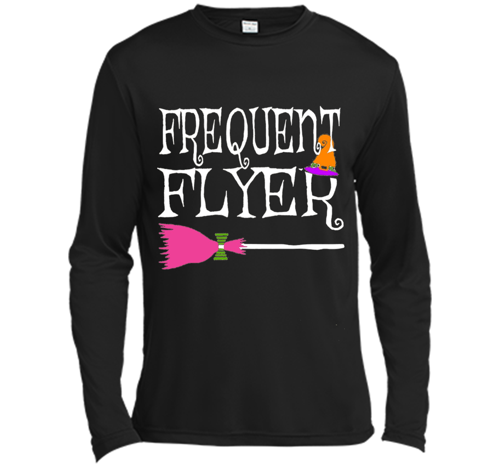Frequent Flyer Witch Funny Cute Halloween T-Shirt