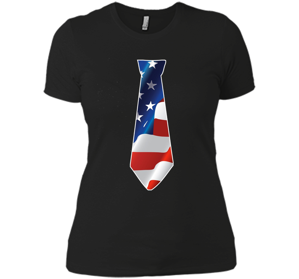 Fourth Of July Tie TShirt US Flag Independence Day Patriot