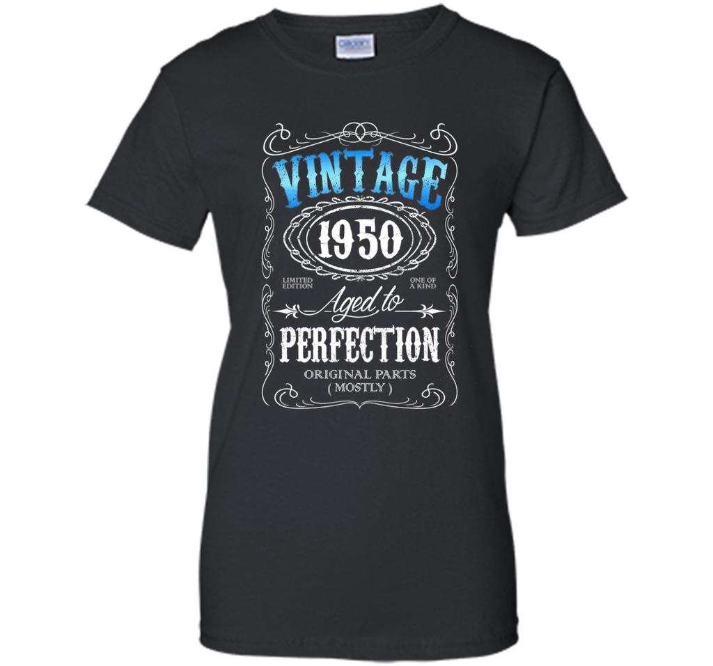 Vintage 1950 aged to perfection 66th birthday gift t shirt