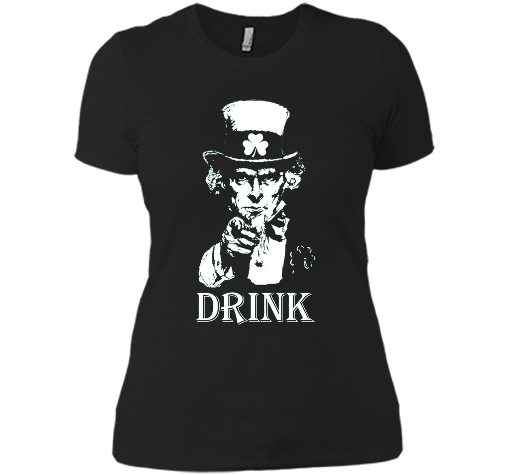 Irish Leprechaun Uncle Sam St Patricks Day Funny T-Shirt