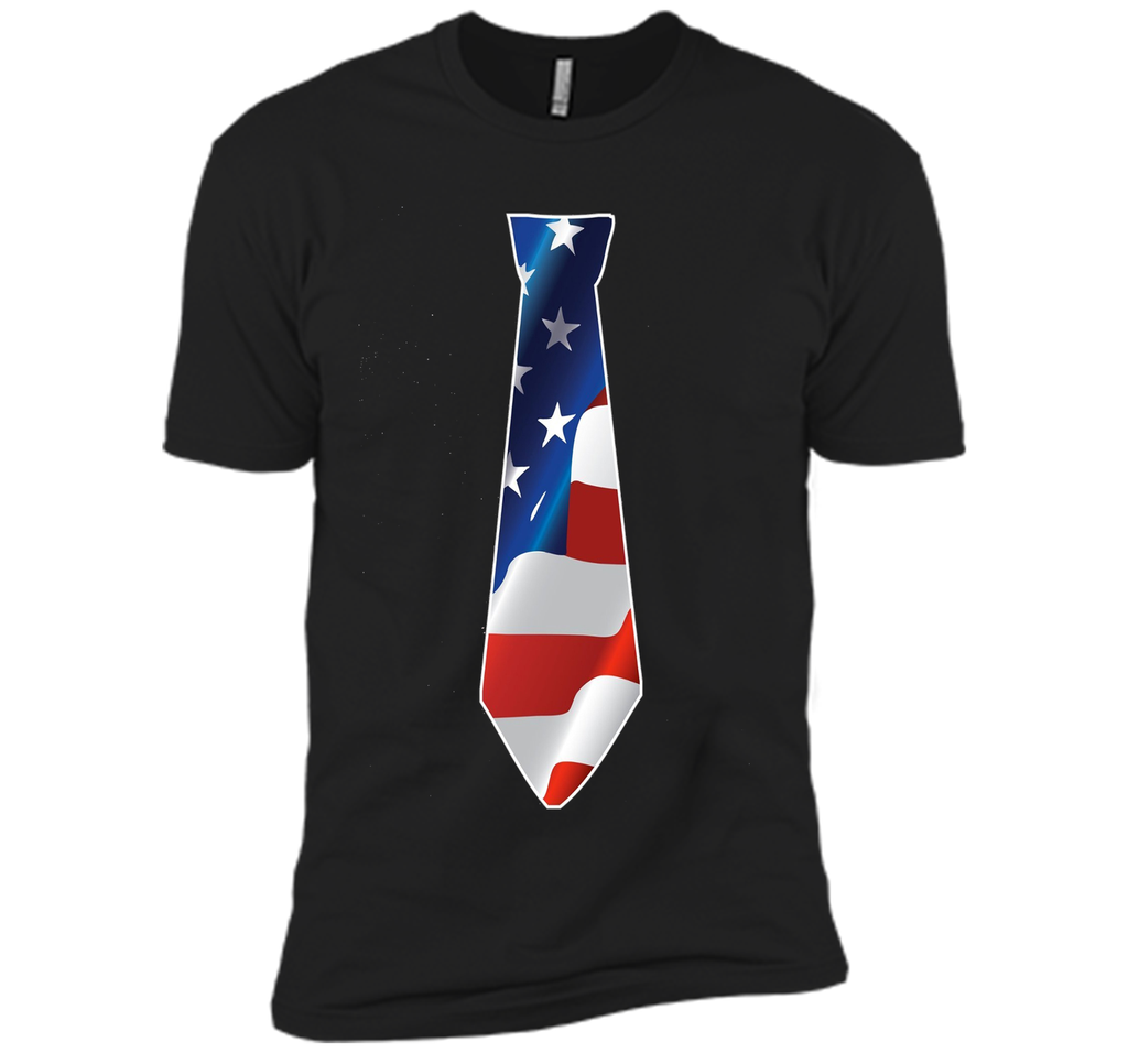 Fourth Of July Tie TShirt US Flag Independence Day Patriot