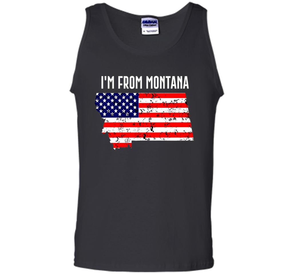 Proud of Montana -US flag Independence day Tshirt