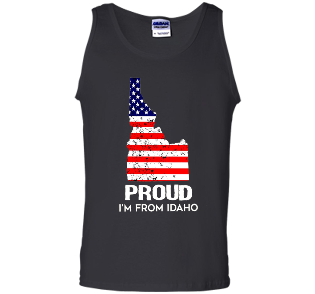 Proud of Idaho-US flag Independence day Tshirt