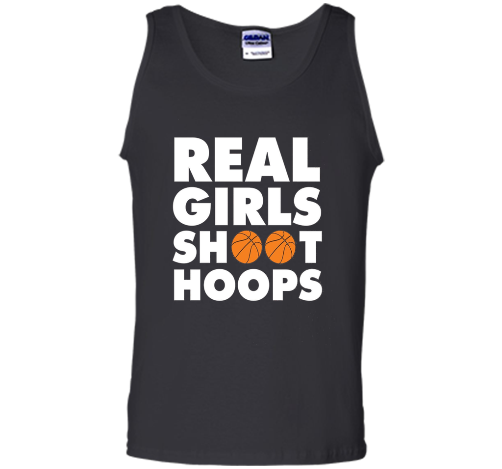 Real Girls Shoot Hoops Basketball T-Shirt