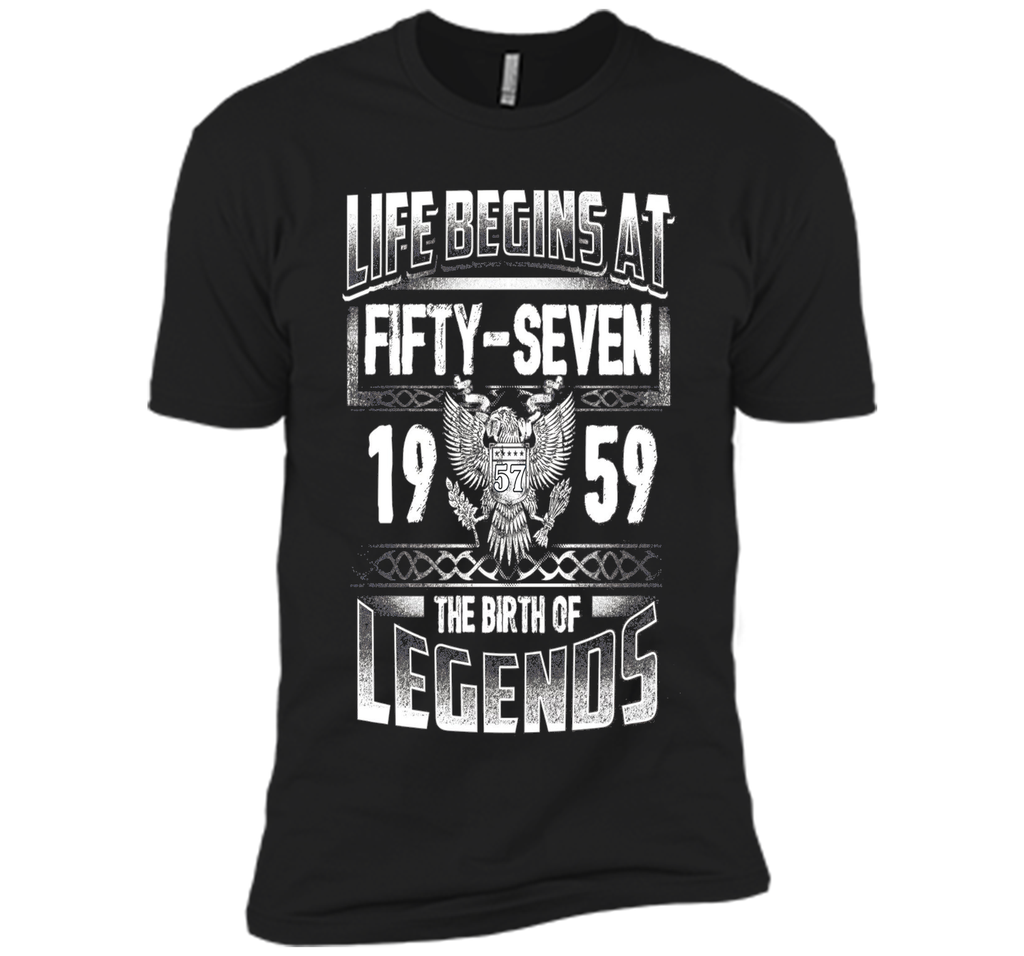 Life Begins At 57 - 1959 The Birth Of Legend T-Shirts Gifts